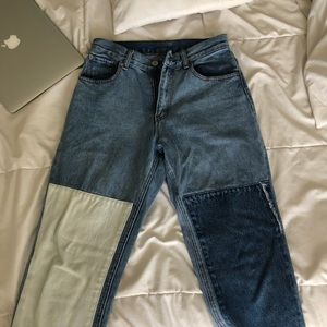 Brandy Melville Patchwork Jeans